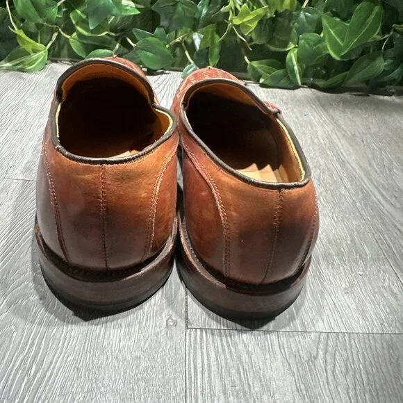 Allen Edmonds Foley Shoes Men 11.5 3E Brown Leather Penny Loafer display picture 3